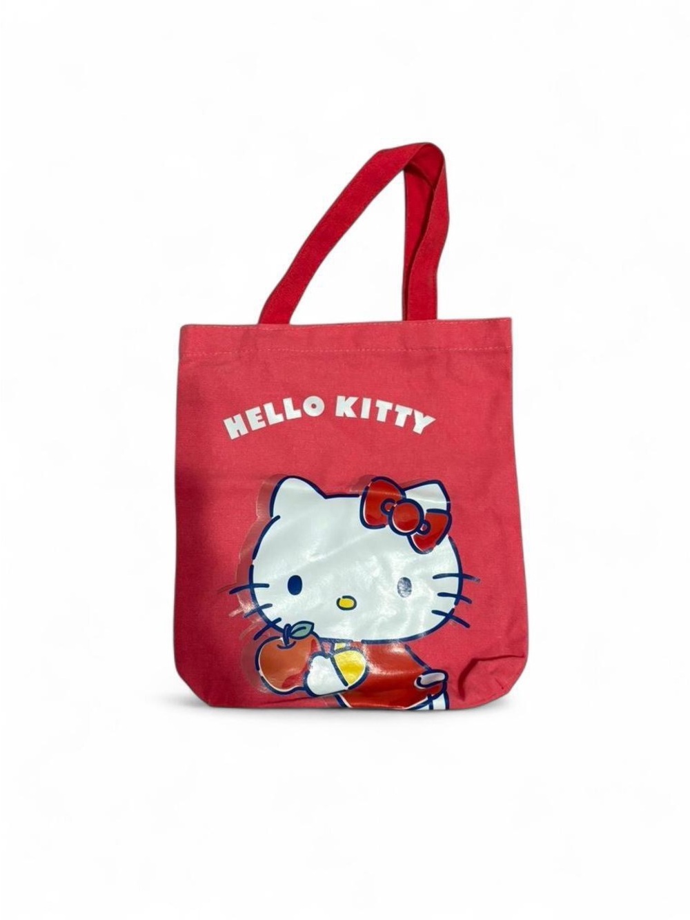 Hello Kitty Red Tote Bag with White Graphic